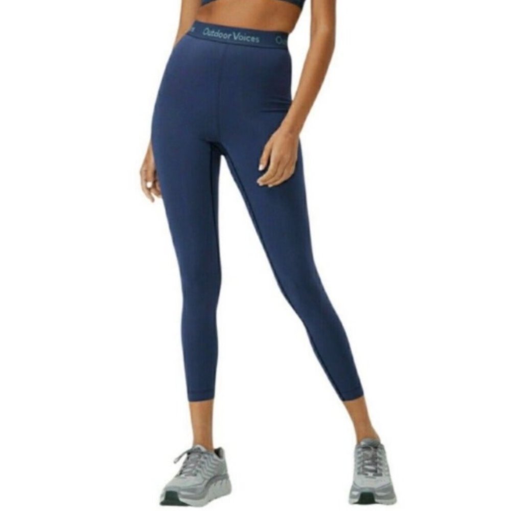 Outdoor Voices Smooth 7/8 Legging in Dark Sky - Small